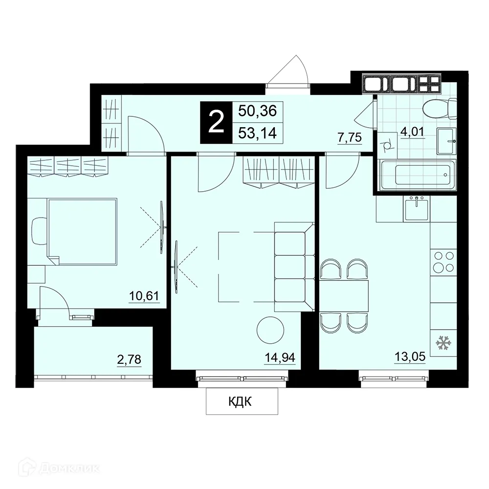 Фото квартиры в ЖК Макрорайон АМГРАД