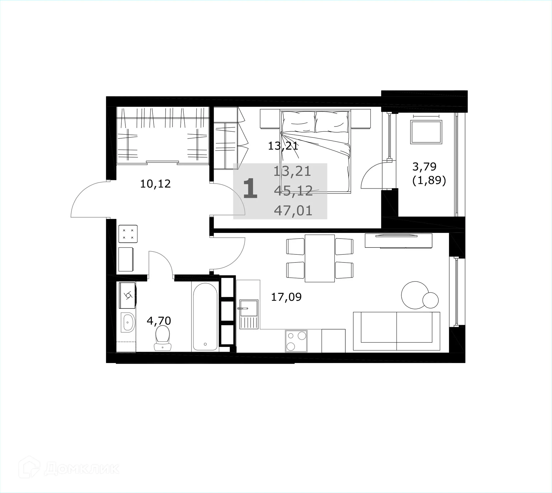 Фото квартиры в ЖК Комфорт