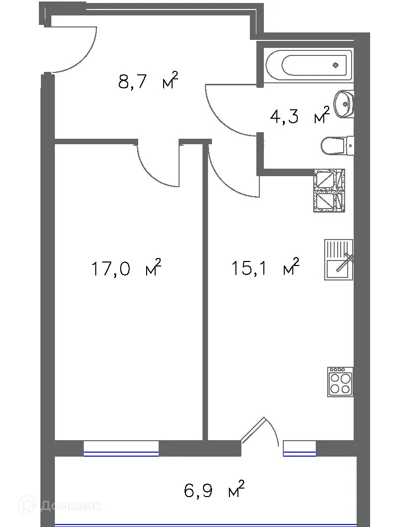 Фото квартиры в ЖК Артхолл