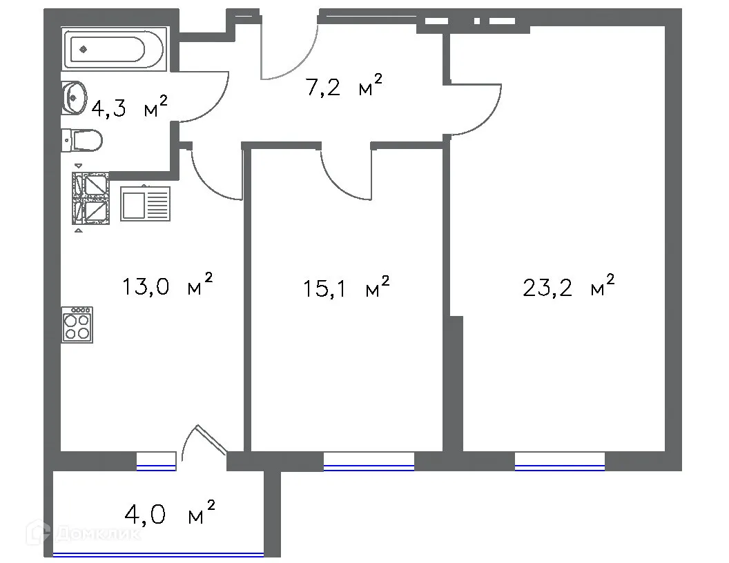 Фото квартиры в ЖК Артхолл