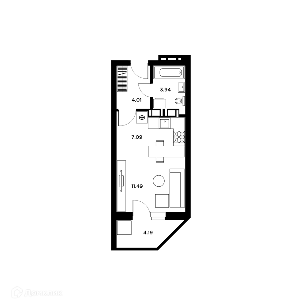 Фото квартиры в ЖК Московский