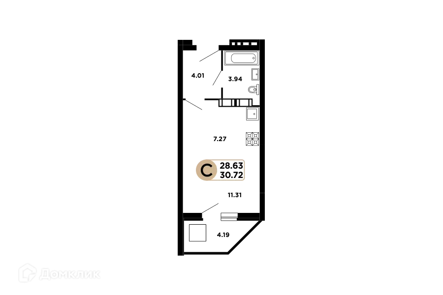 Фото квартиры в ЖК Московский