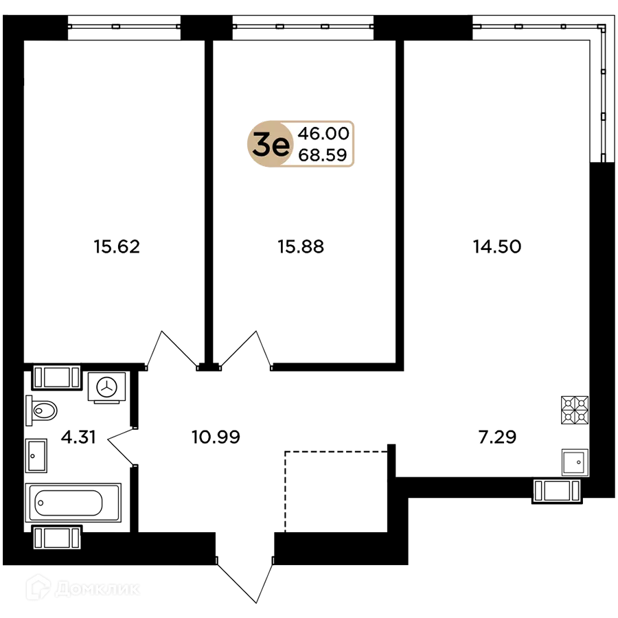 Фото квартиры в ЖК Легенда