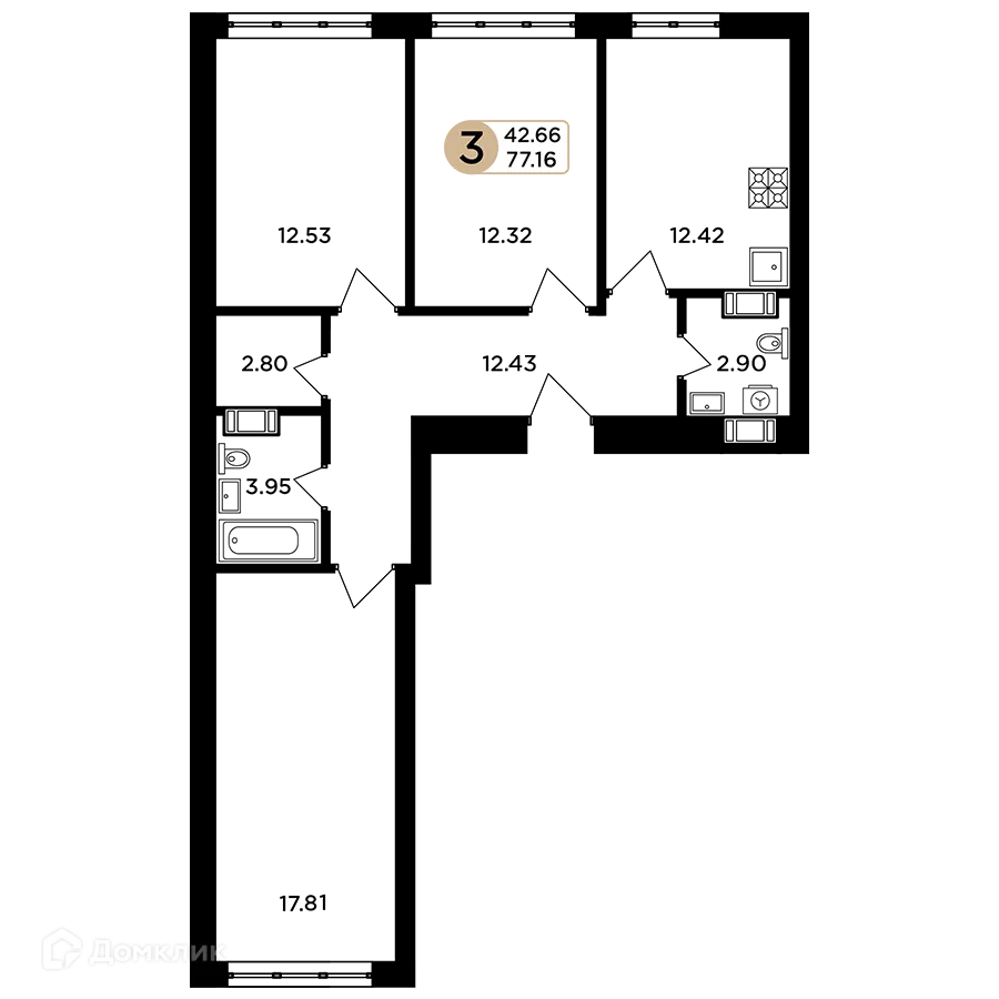 Фото квартиры в ЖК Легенда