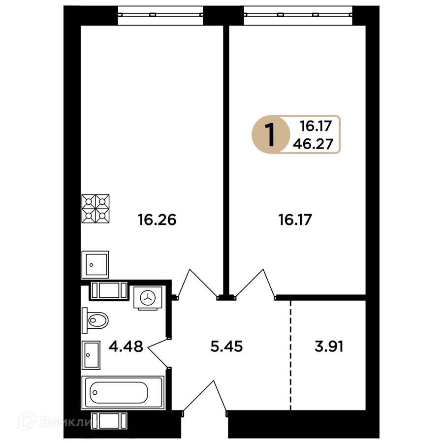 Фото квартиры в ЖК Легенда