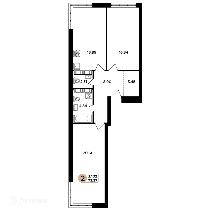 Фото квартиры в ЖК Легенда