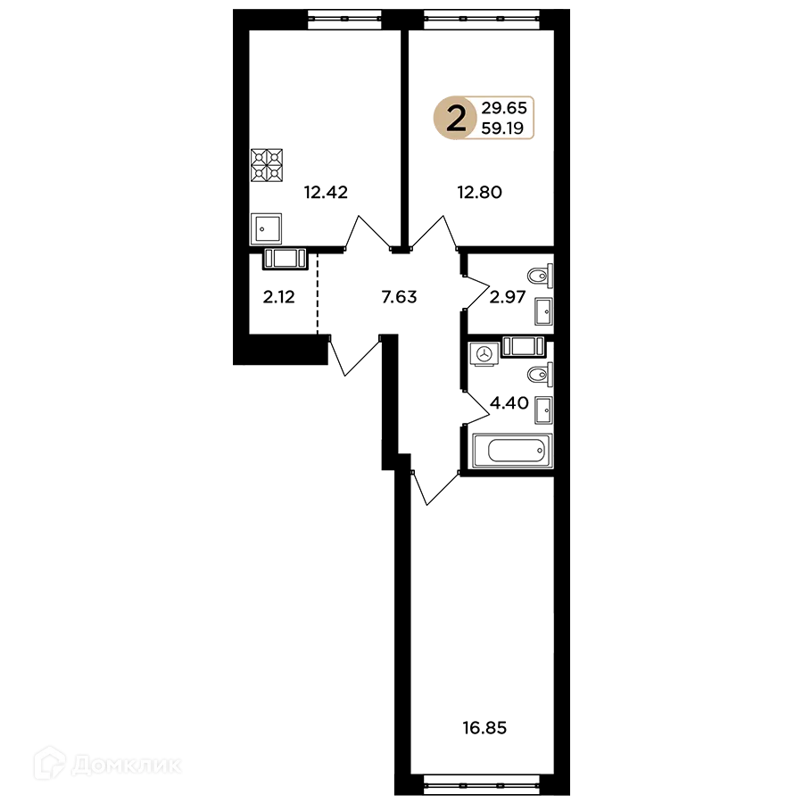 Фото квартиры в ЖК Легенда