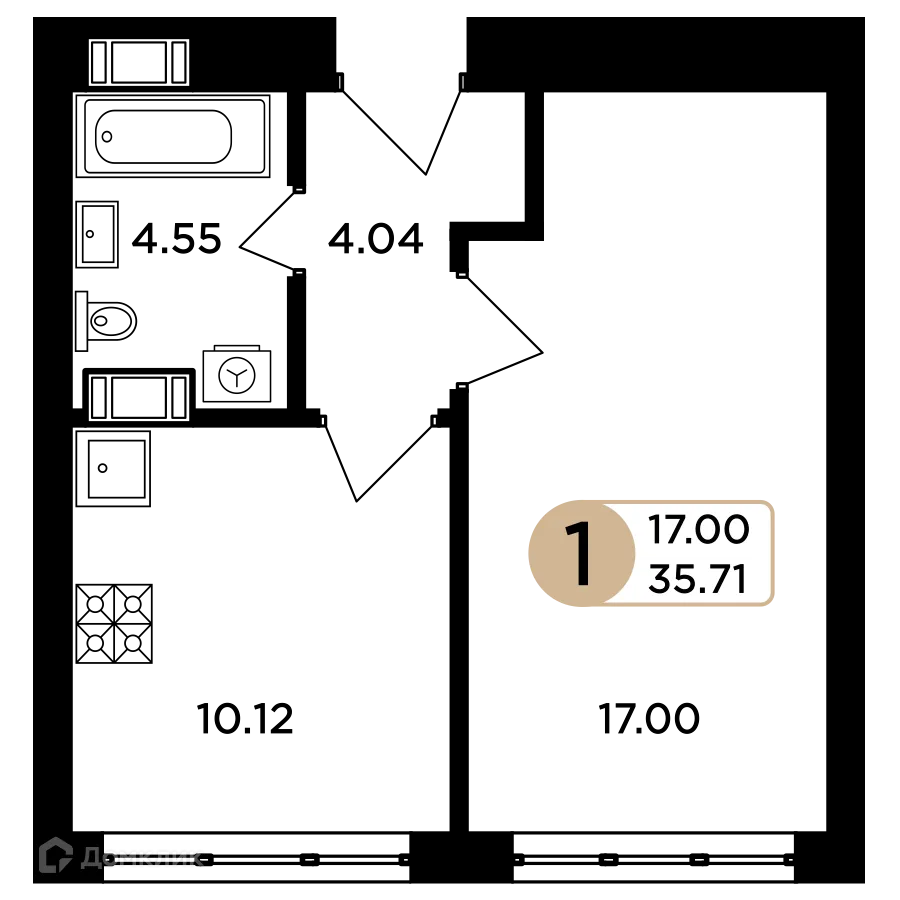 Фото квартиры в ЖК Легенда