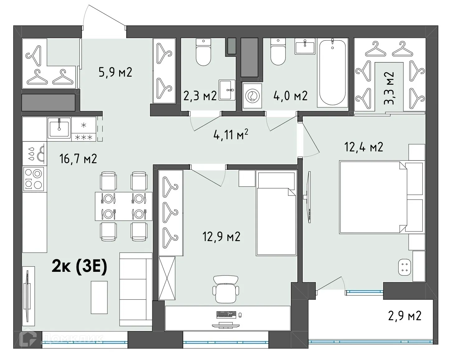 Фото квартиры в ЖК Джаз
