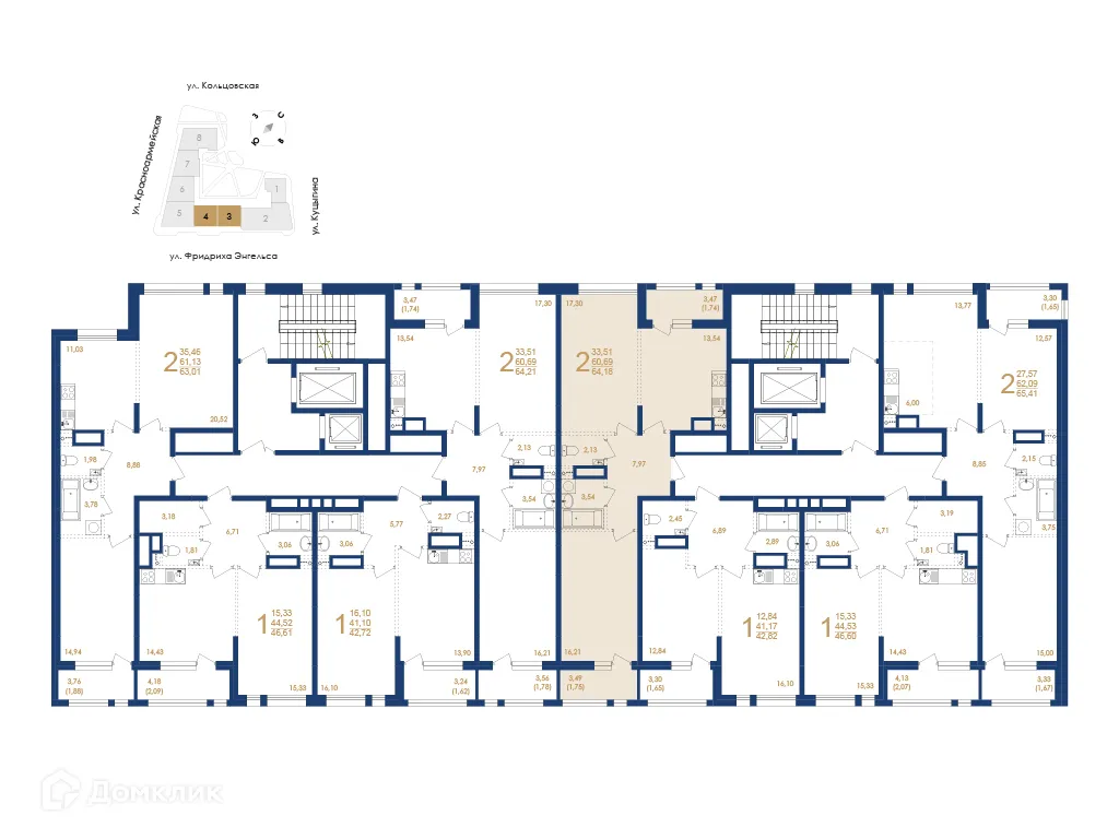 Фото квартиры в ЖК Жилой дом по ул. Фридриха Энгельса