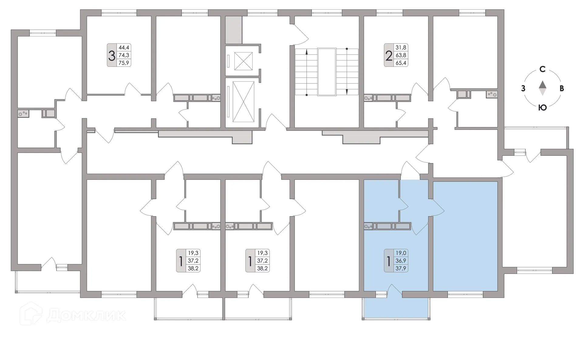 Фото квартиры в ЖК Жилой квартал "ОЗЕРКИ"