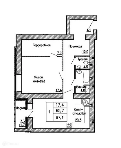 Фото квартиры в ЖК Композитор