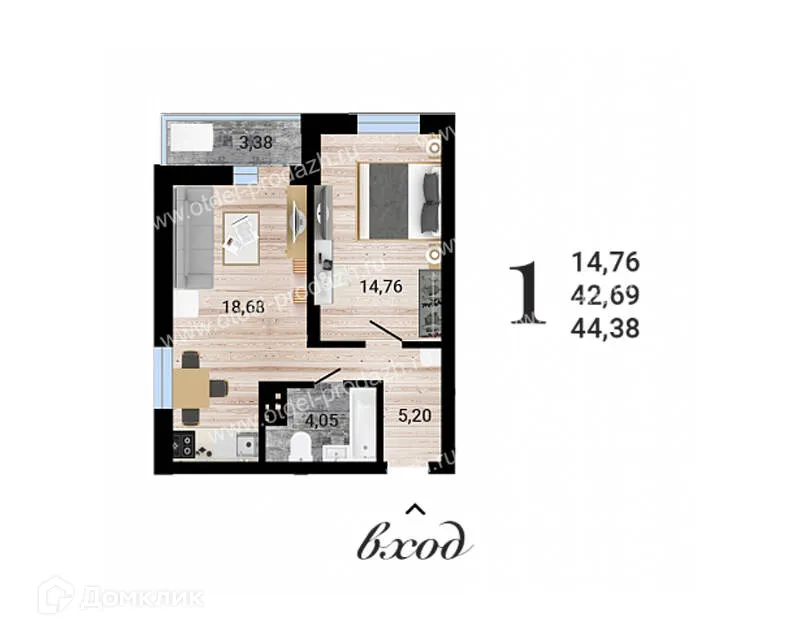 Фото квартиры в ЖК Навигатор