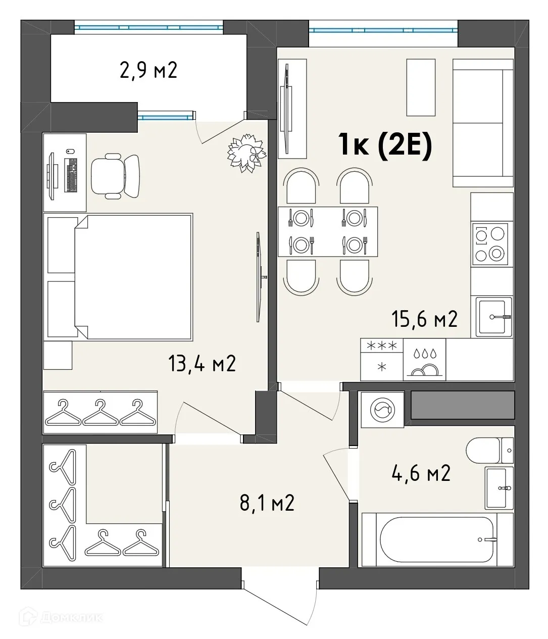 Фото квартиры в ЖК Джаз