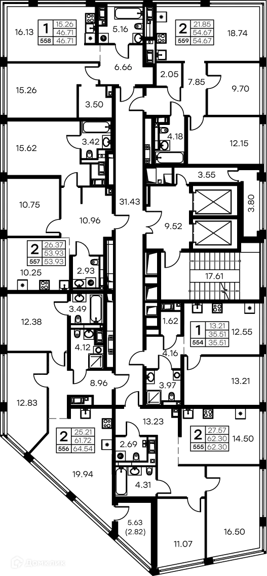 Фото квартиры в ЖК GloraX Premium Василеостровский