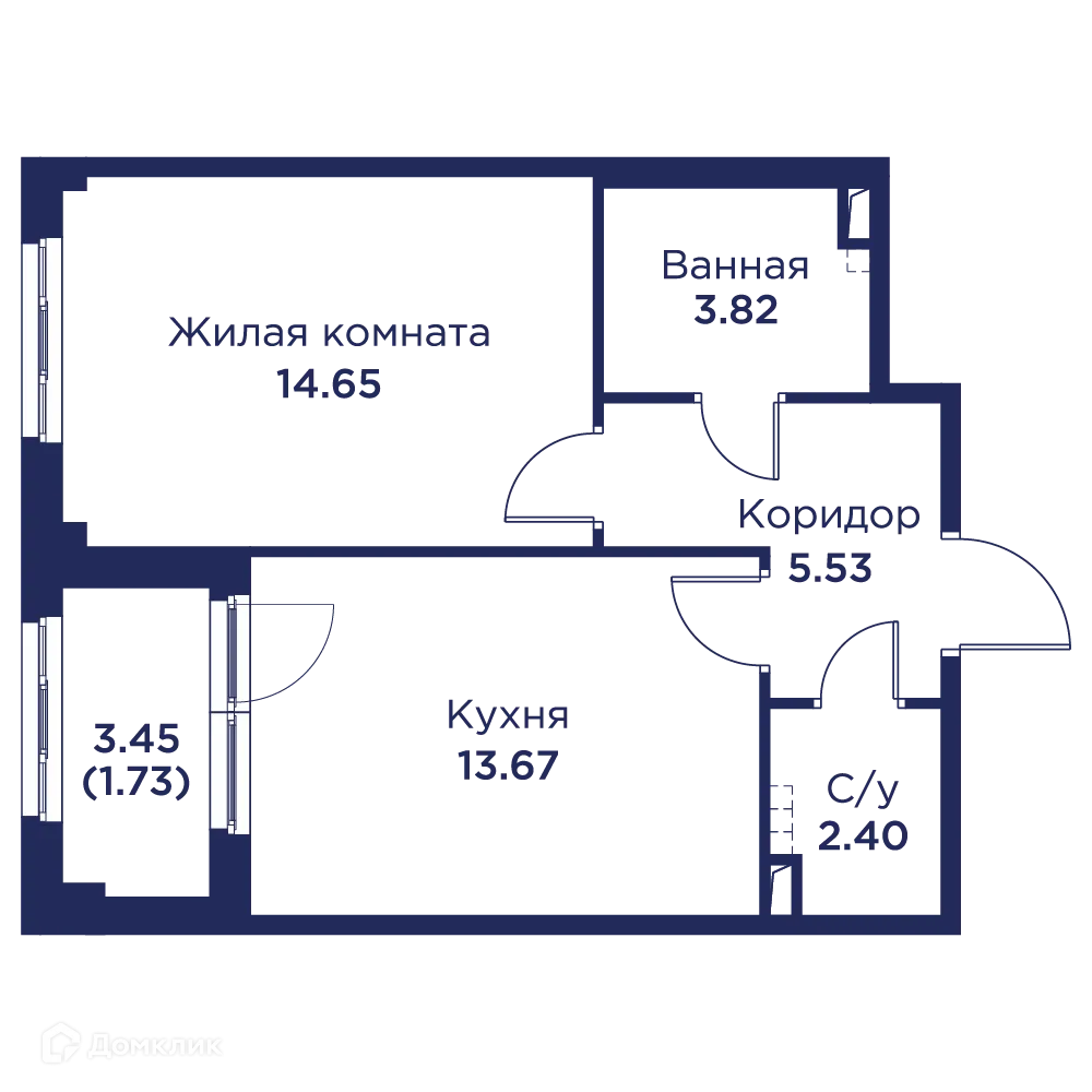 Фото квартиры в ЖК Кронфорт. Центральный