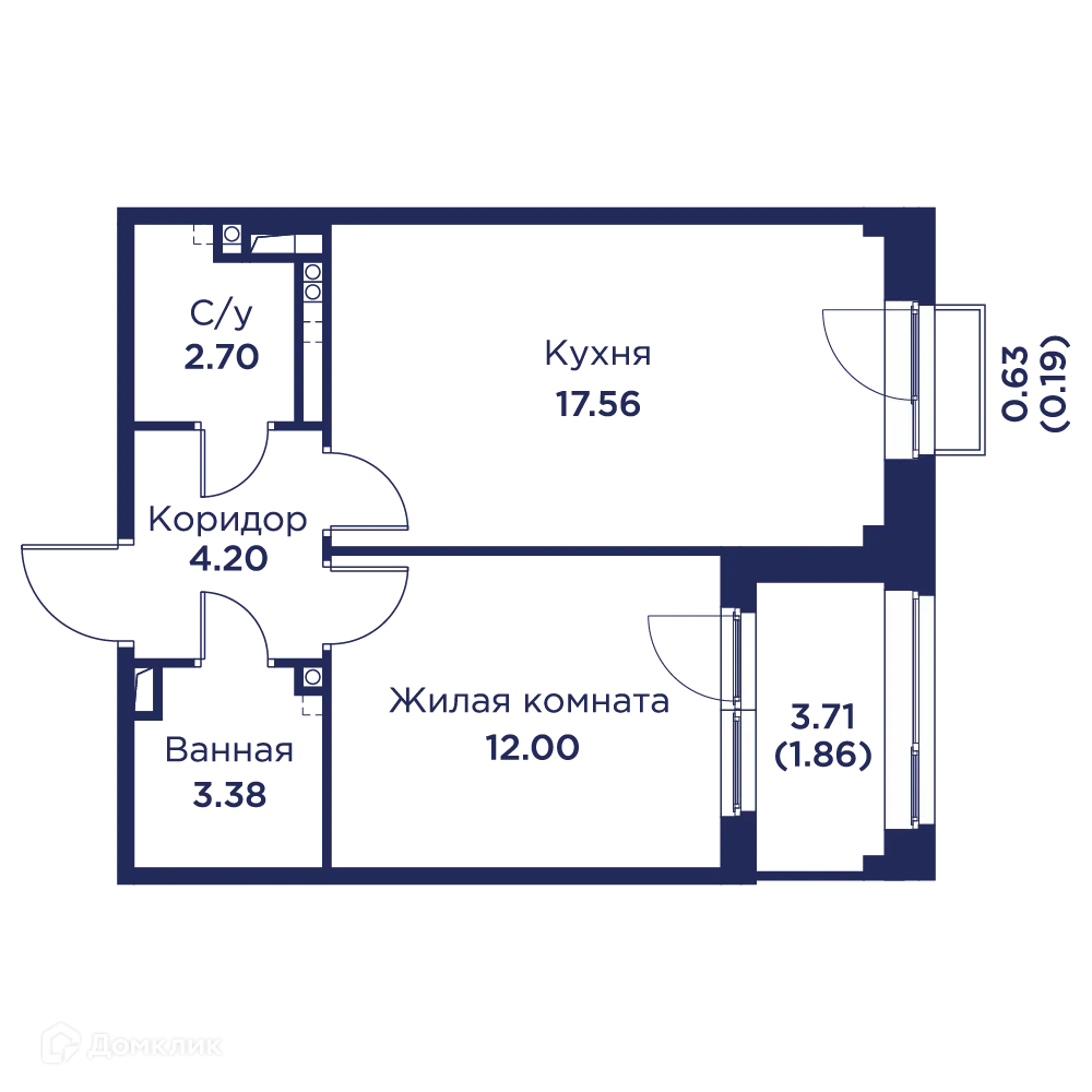 Фото квартиры в ЖК Кронфорт. Центральный