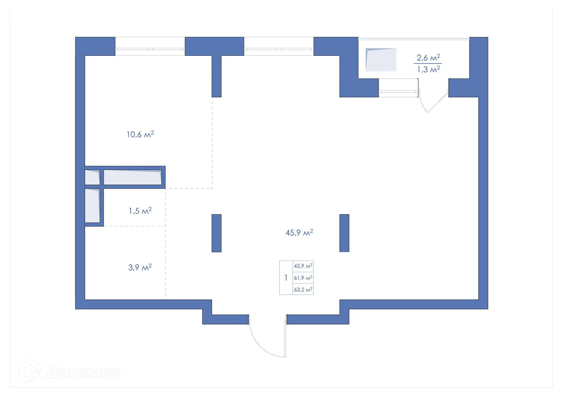 Фото квартиры в ЖК Яблоневые сады