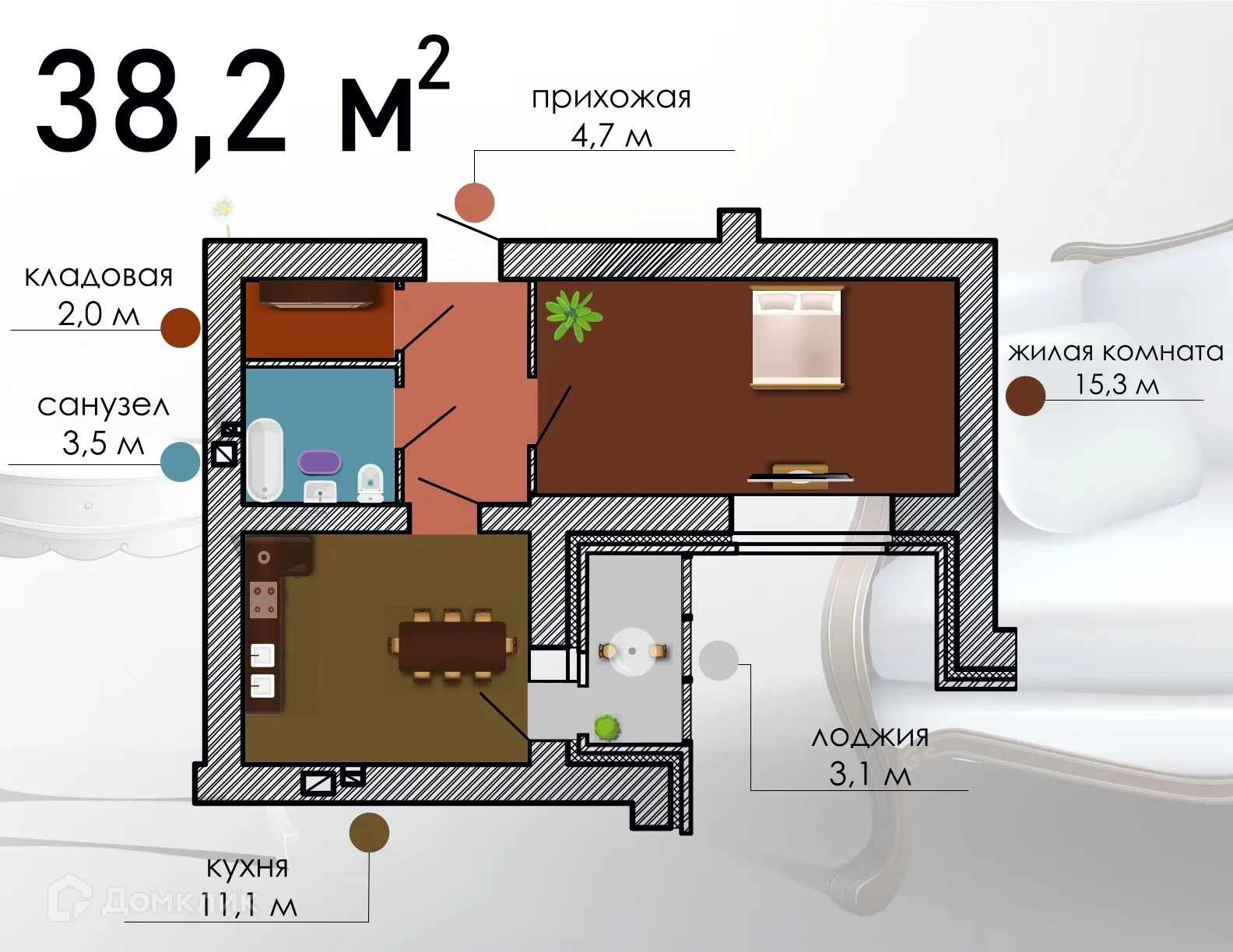 Фото квартиры в ЖК Композитор