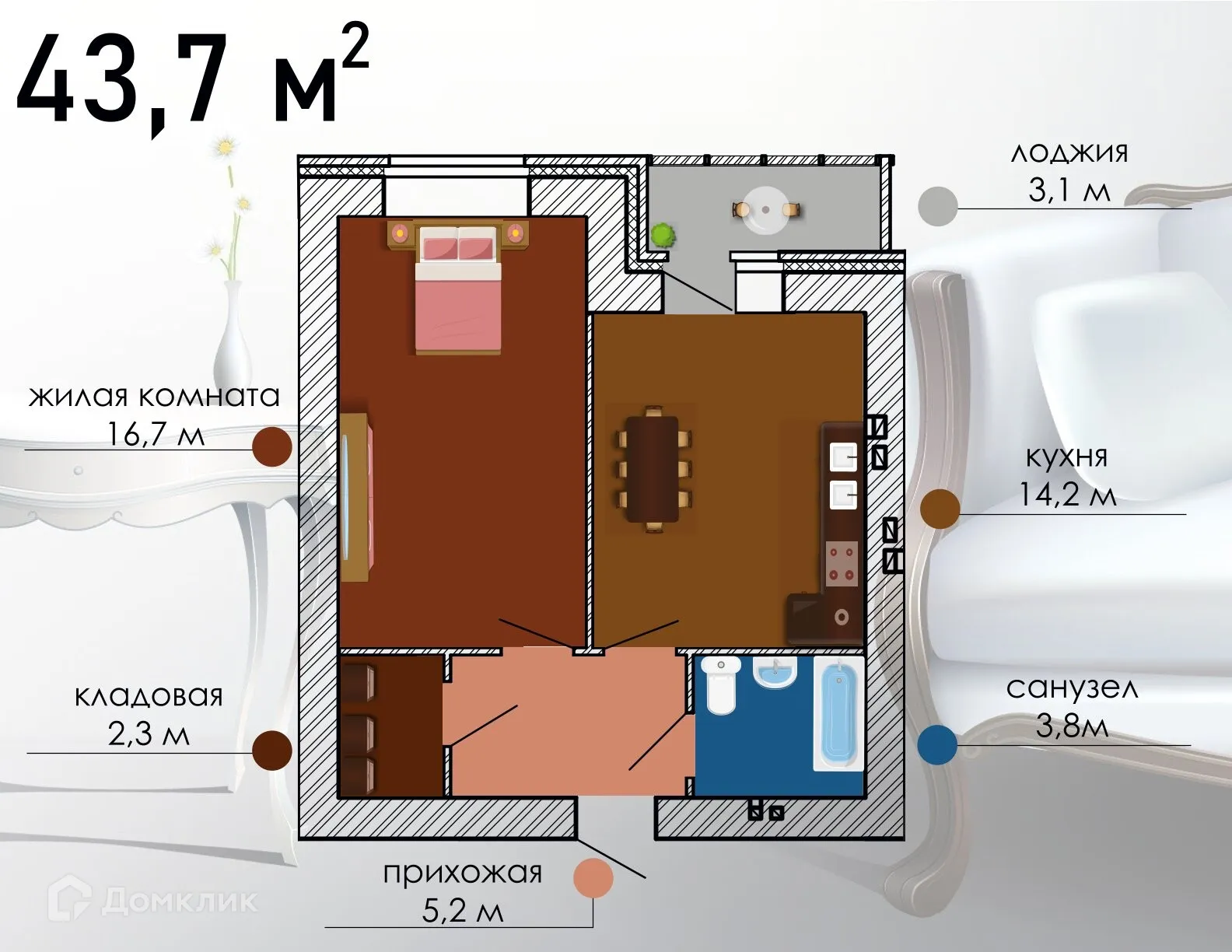 Фото квартиры в ЖК Композитор