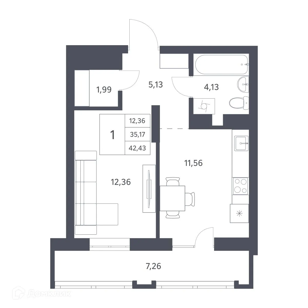 Фото квартиры в ЖК  Характер