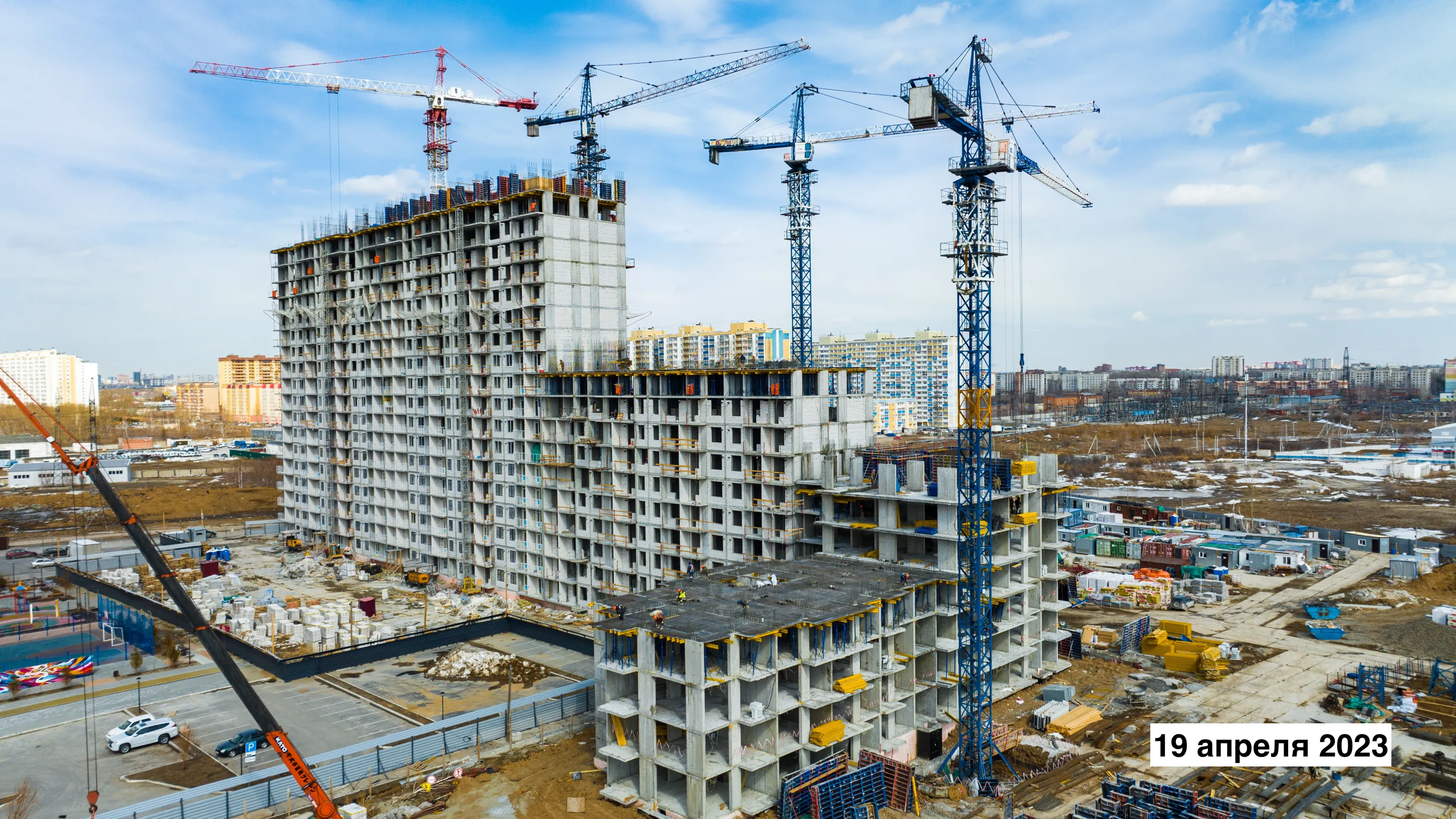 ЖК Жилой комплекс "Новые Матрёшки" ход строительства