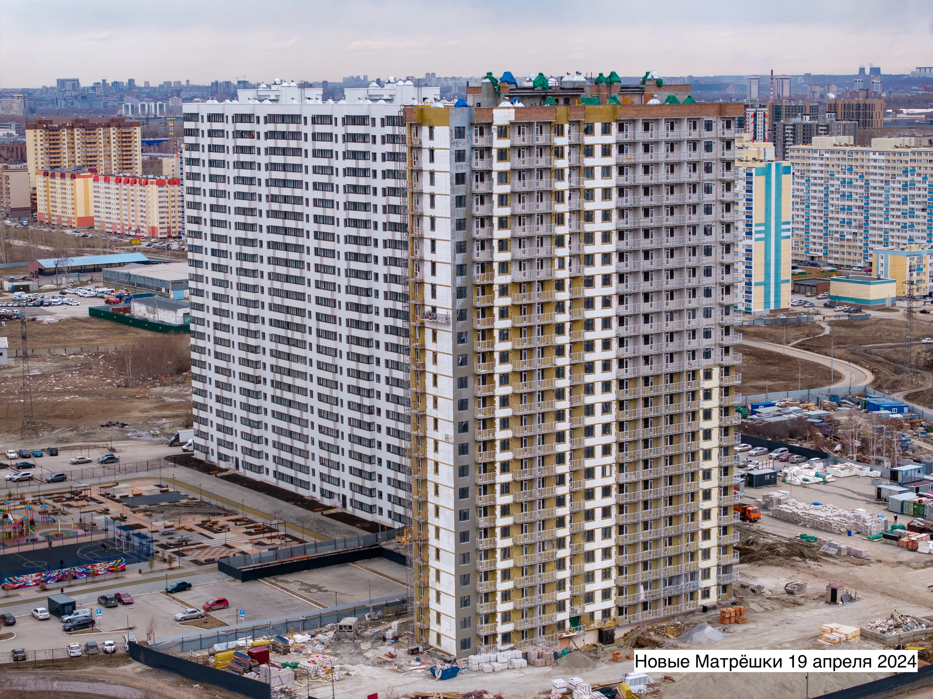 ЖК Жилой комплекс "Новые Матрёшки" ход строительства