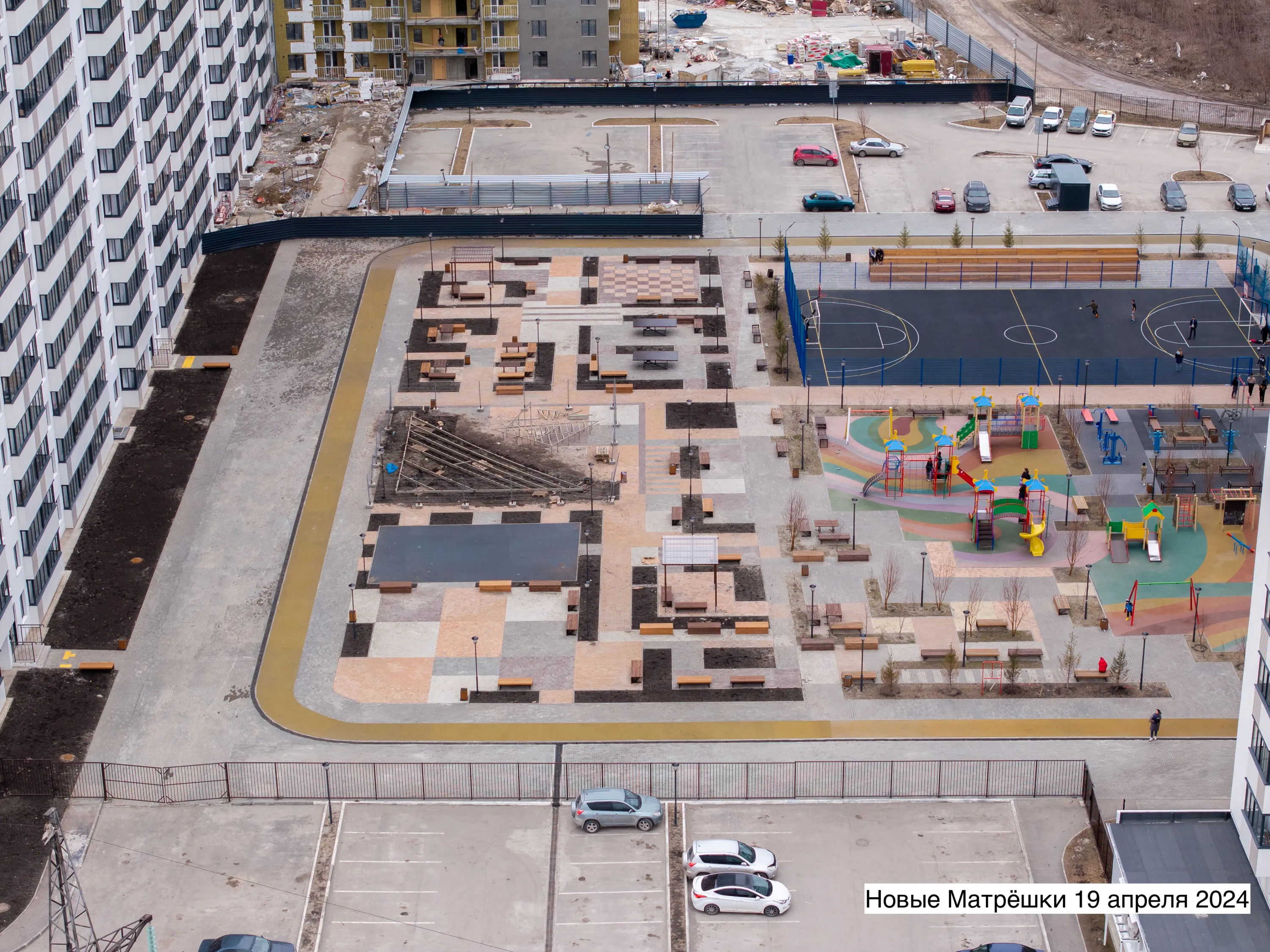 ЖК Жилой комплекс "Новые Матрёшки" ход строительства