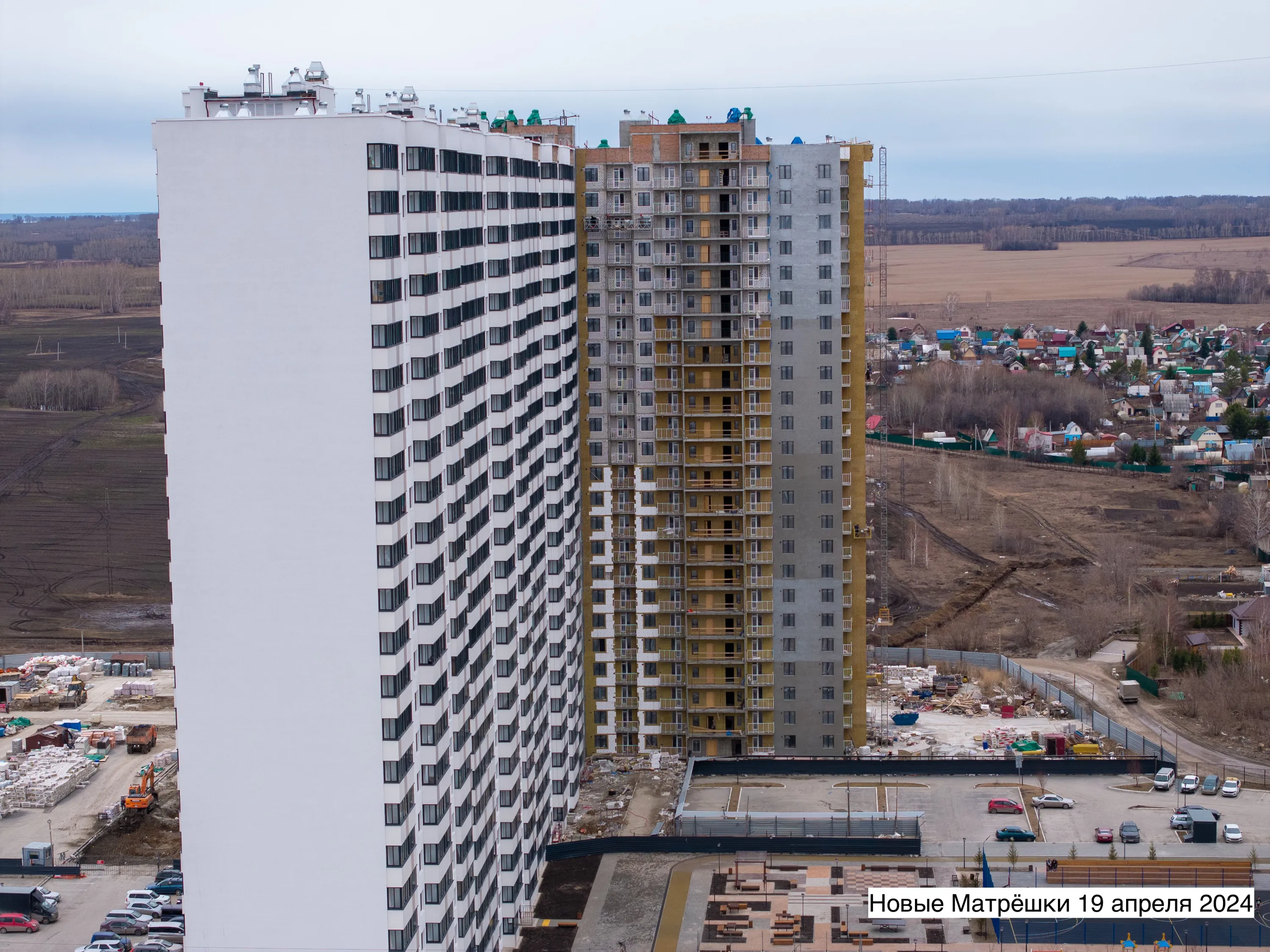 ЖК Жилой комплекс "Новые Матрёшки" ход строительства