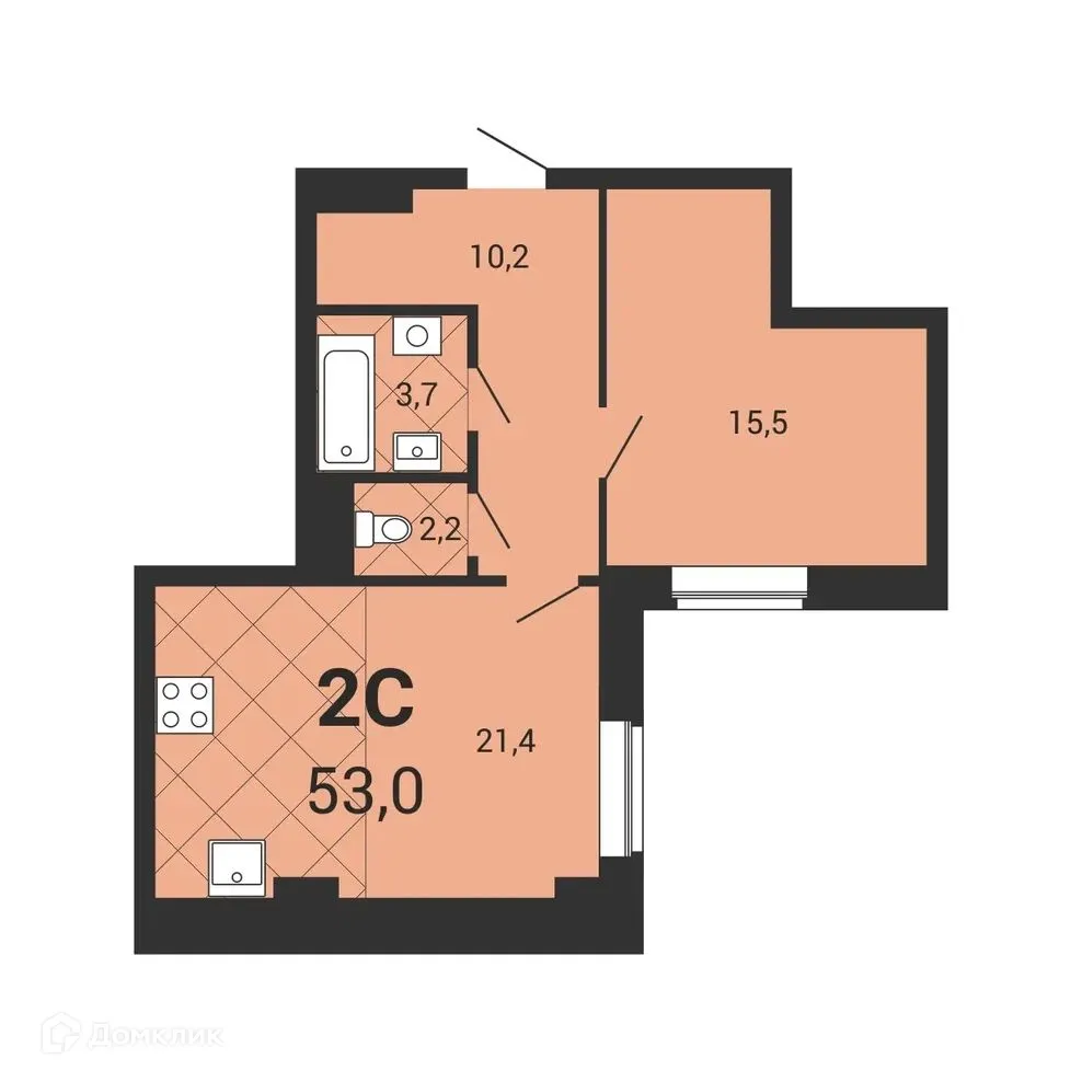 Фото квартиры в ЖК Тетрис
