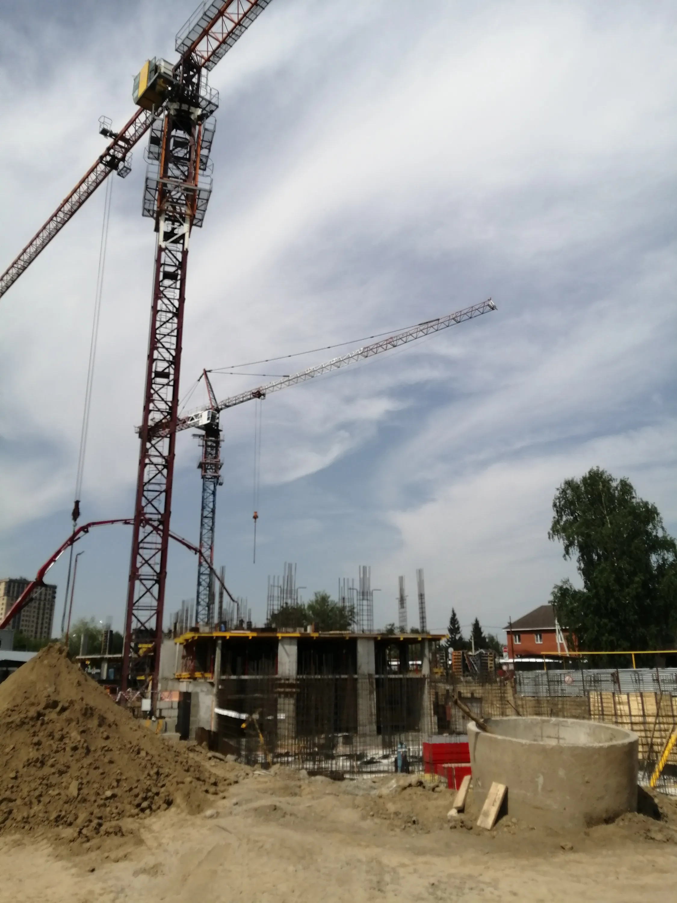 ЖК Комета-Октябрьский ход строительства