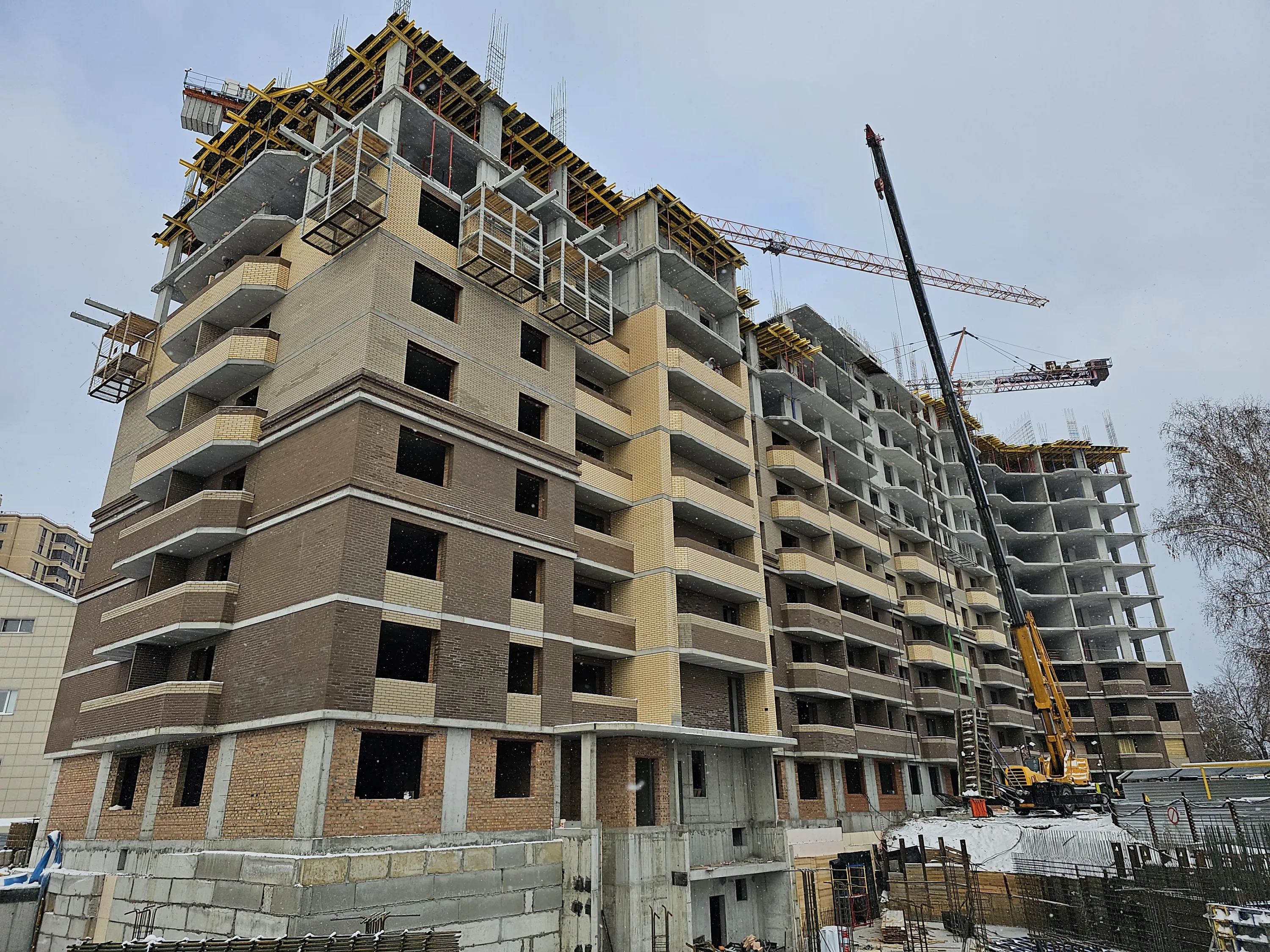 ЖК Комета-Октябрьский ход строительства