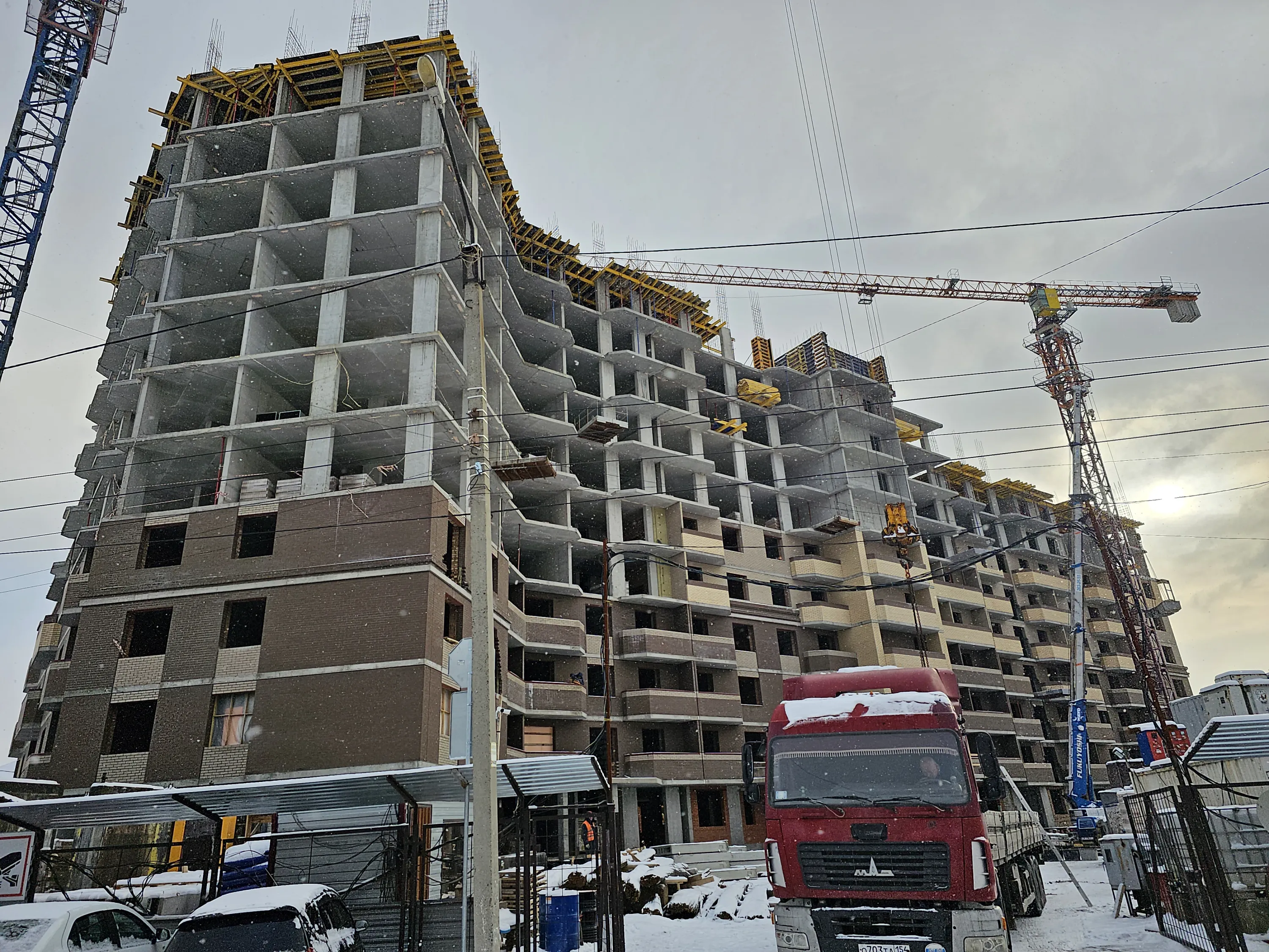 ЖК Комета-Октябрьский ход строительства