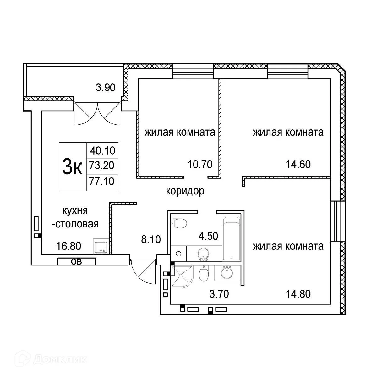 Фото квартиры в ЖК Променад