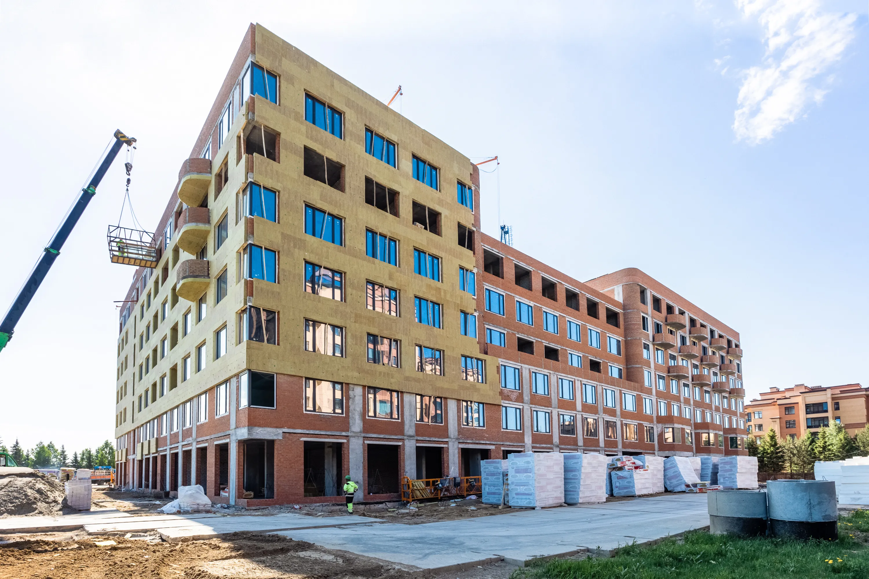 ЖК Скандиа. Квартал в Кедровом ход строительства