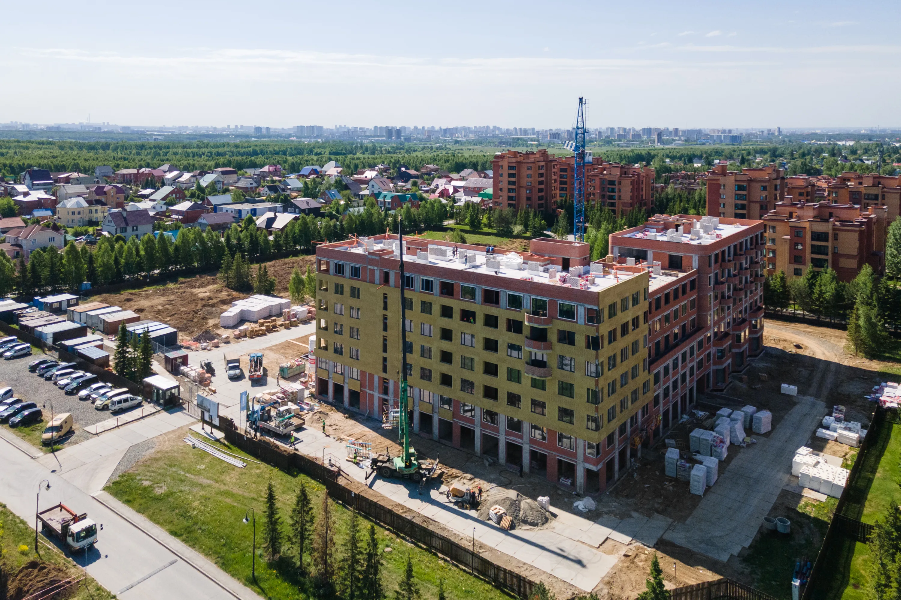 ЖК Скандиа. Квартал в Кедровом ход строительства