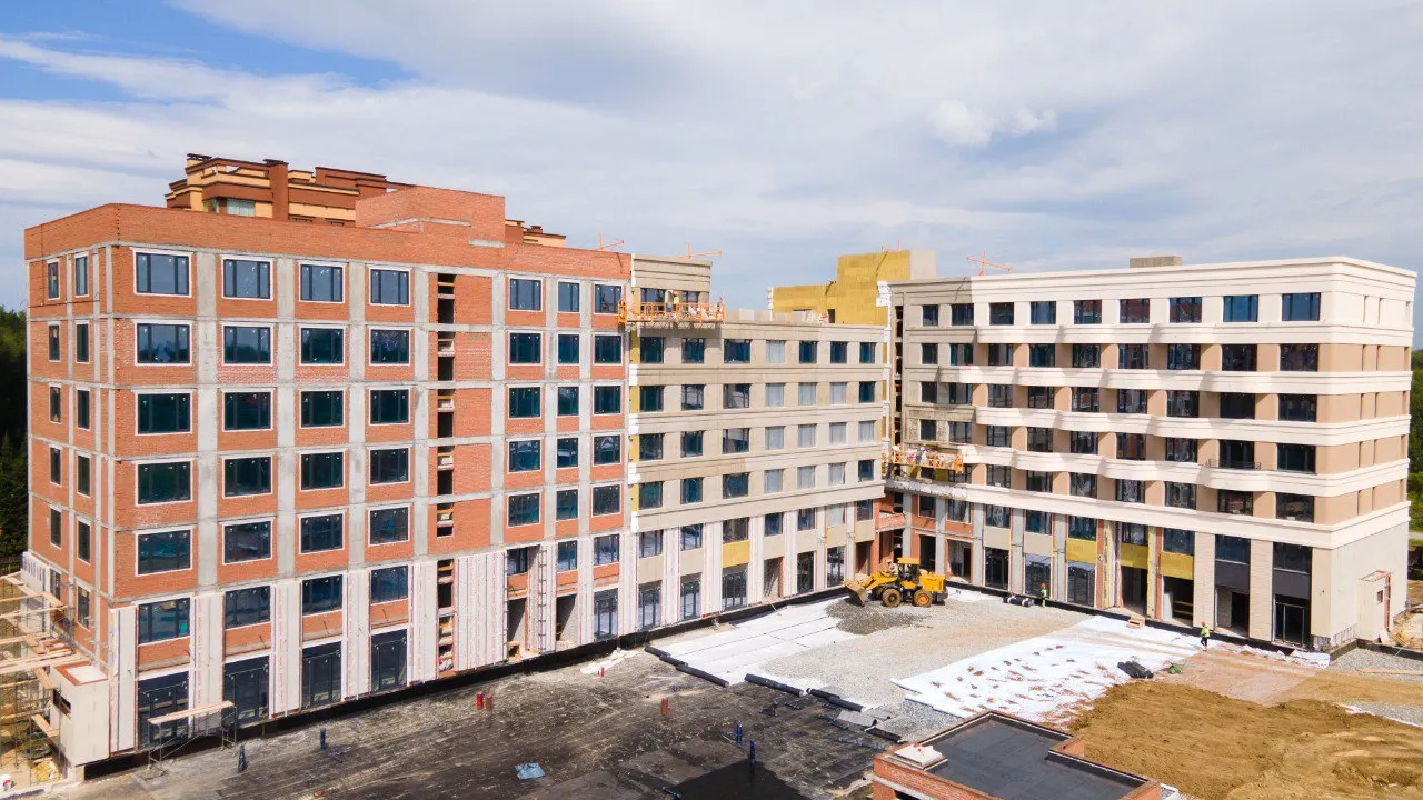 ЖК Скандиа. Квартал в Кедровом ход строительства