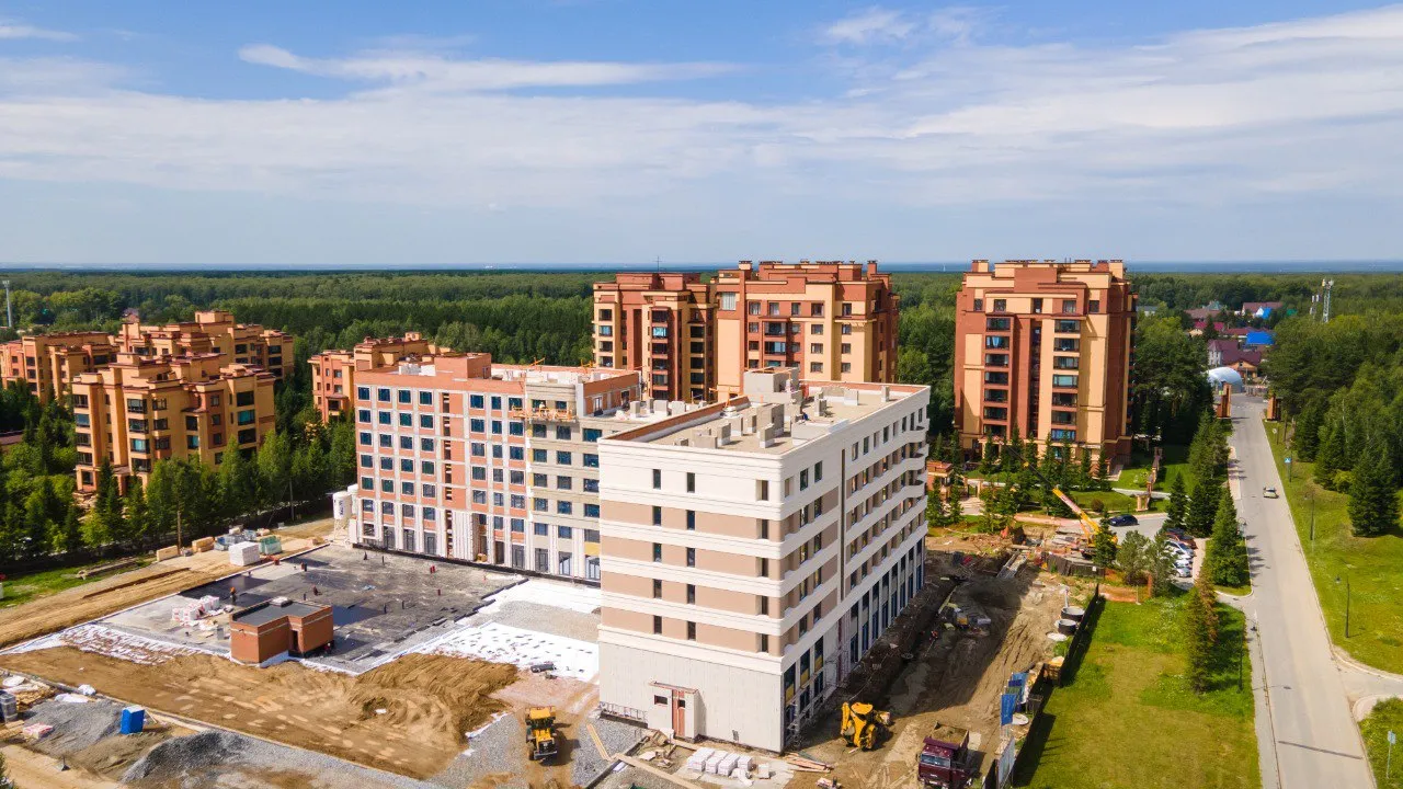 ЖК Скандиа. Квартал в Кедровом ход строительства