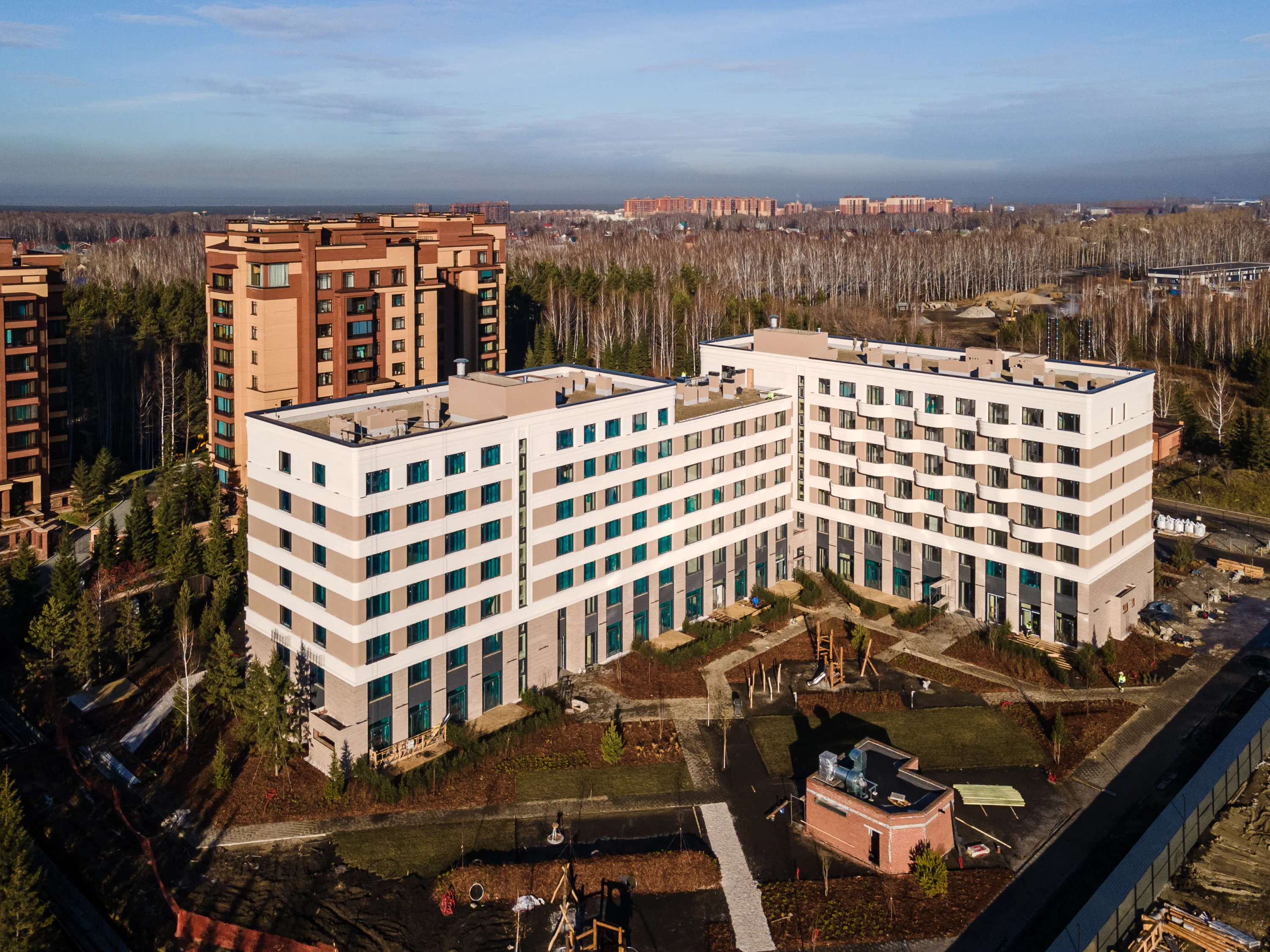 ЖК Скандиа. Квартал в Кедровом ход строительства