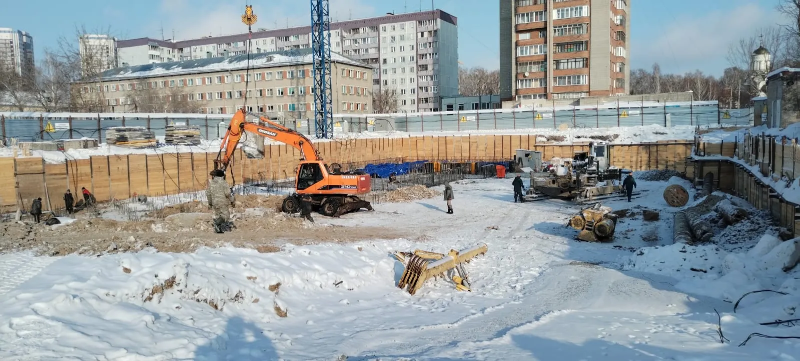 ЖК Пролетарский ход строительства