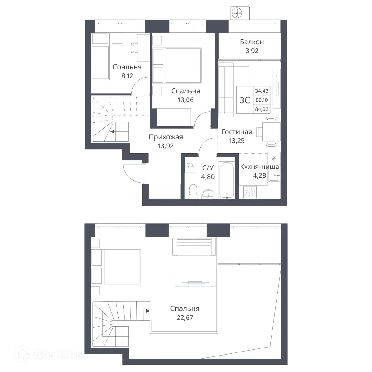 Фото квартиры в ЖК Фора