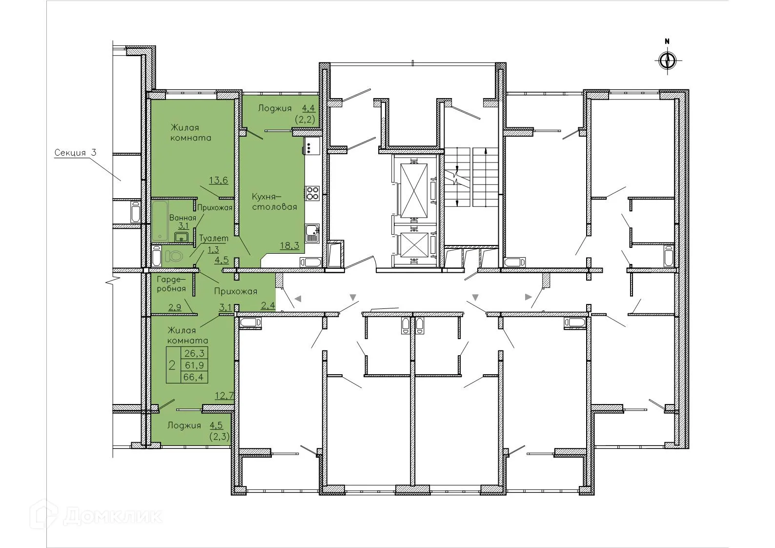 Фото квартиры в ЖК "Боровое"