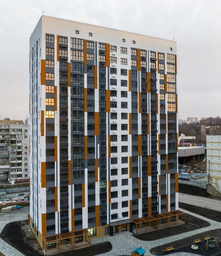 ЖК Первый на Есенина ход строительства