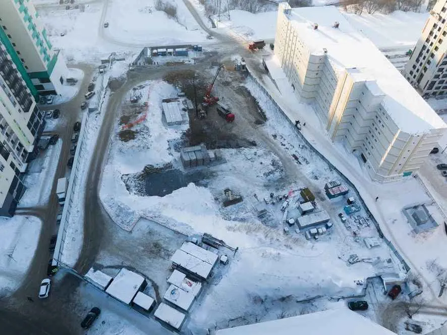 ЖК Первый на Есенина ход строительства