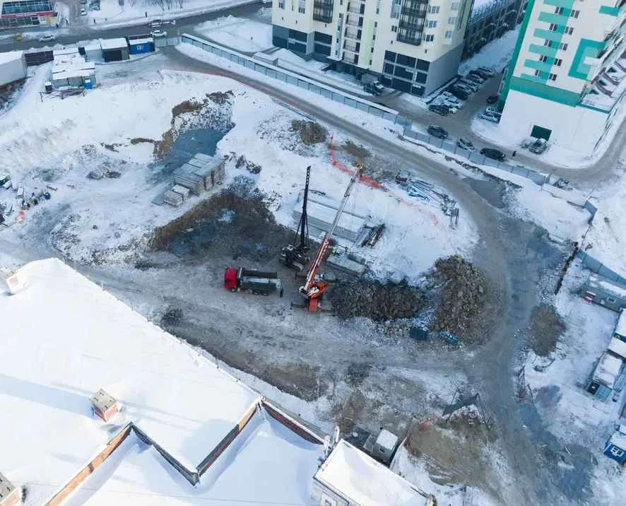 ЖК Первый на Есенина ход строительства