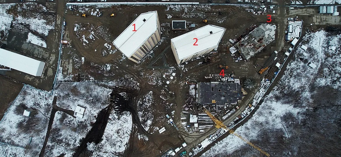 ЖК "Дежнёв" ход строительства