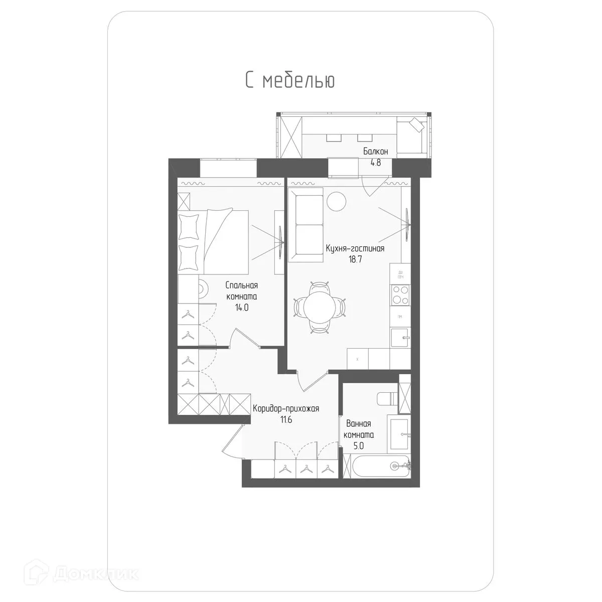 Фото квартиры в ЖК Тетрис