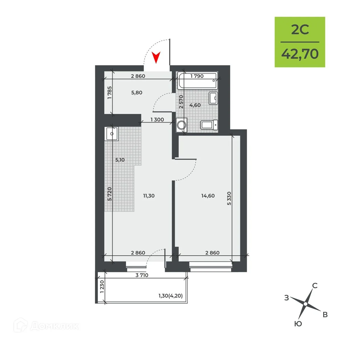 Фото квартиры в ЖК ДНК