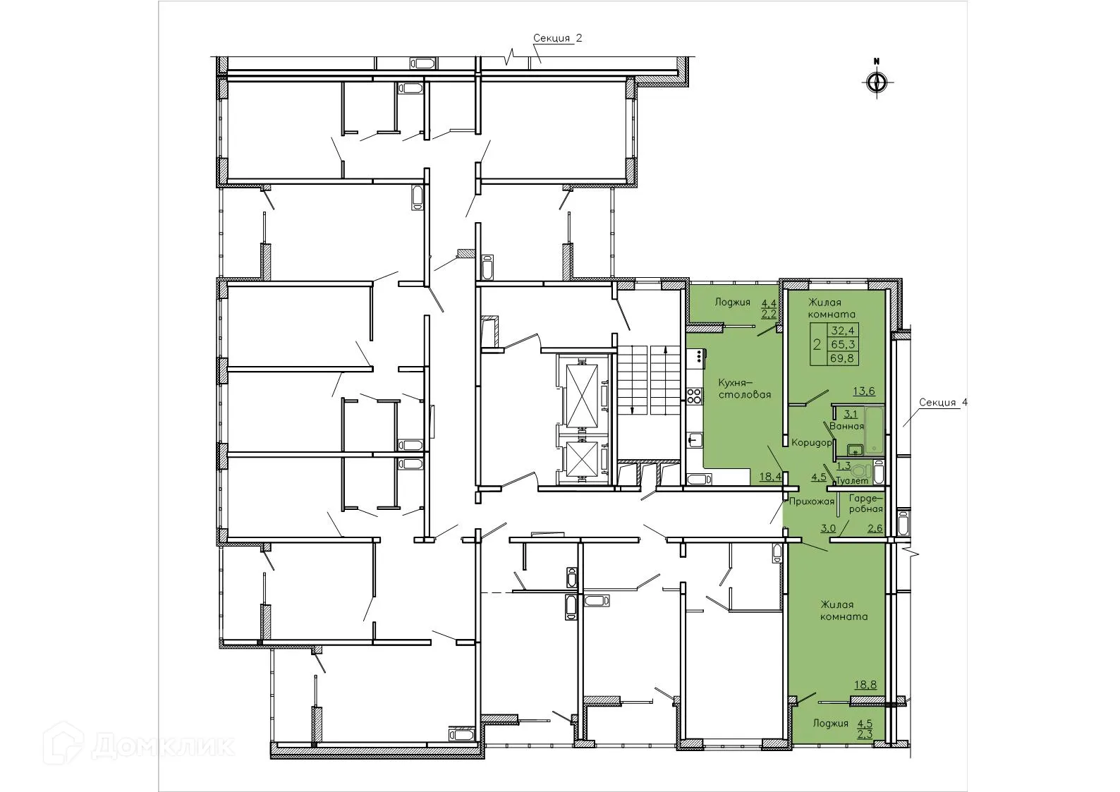 Фото квартиры в ЖК "Боровое"