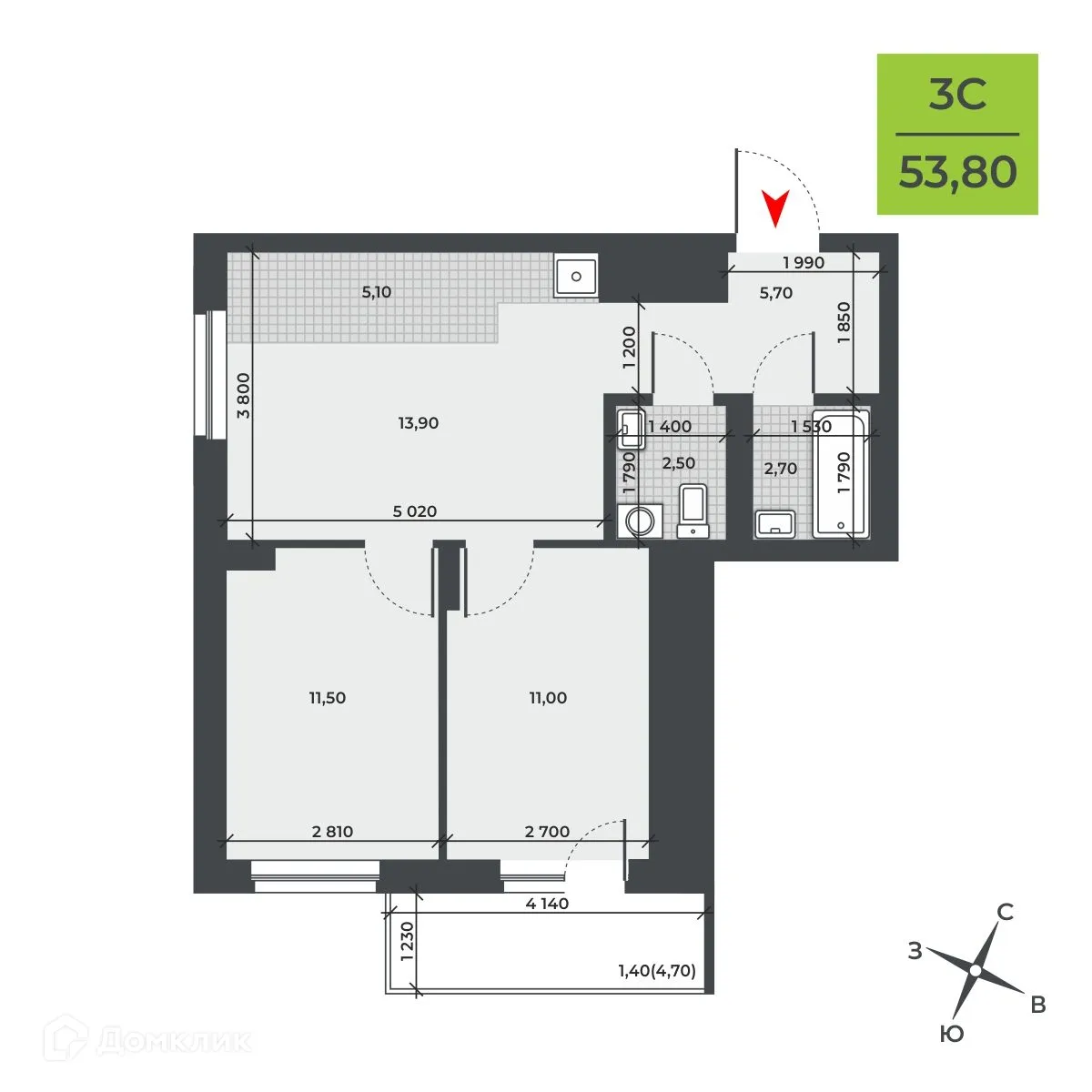 Фото квартиры в ЖК ДНК